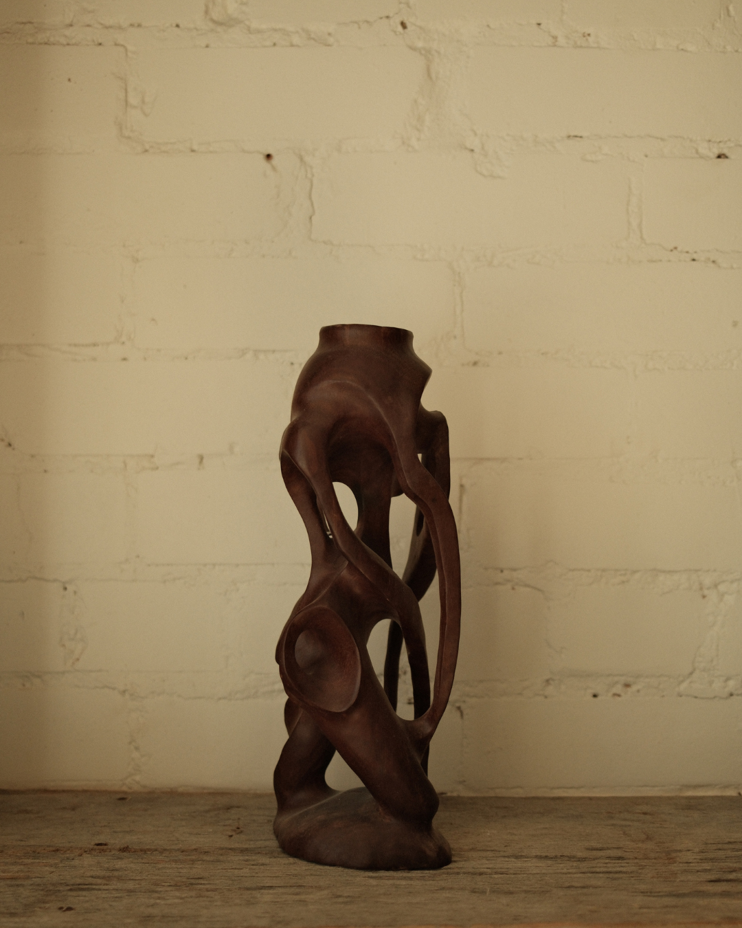 Vintage Wood Carving Sculpture