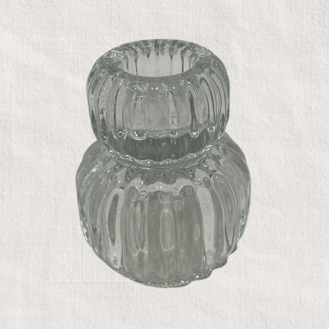 Glass Candle Holder