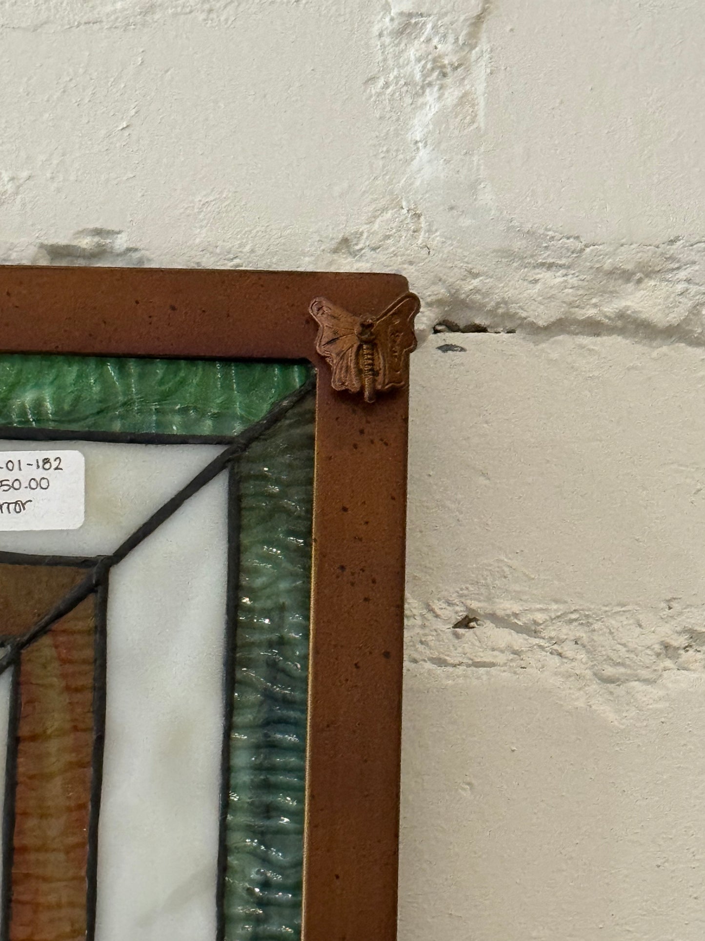 Stained Glass Wall Mirror