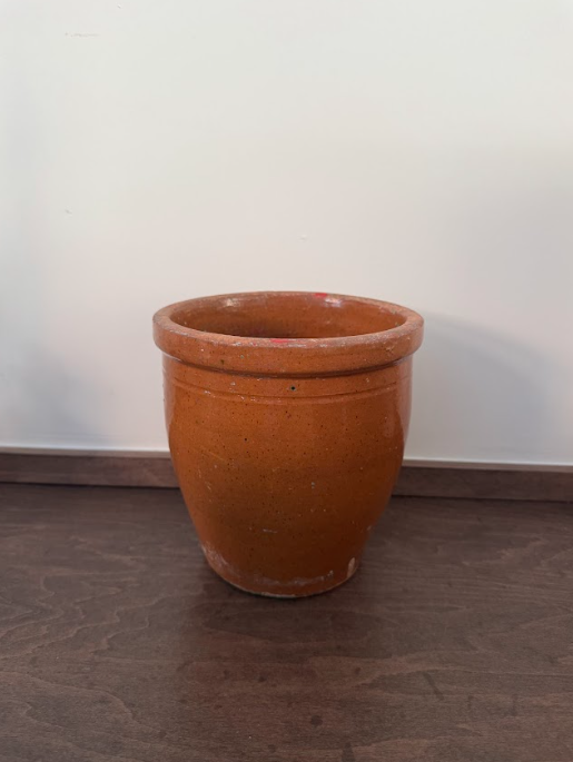Open Redware Crock