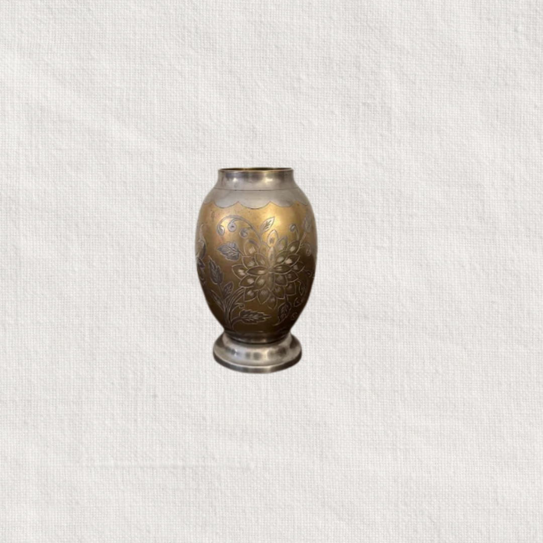 Flora Brass Vase - India