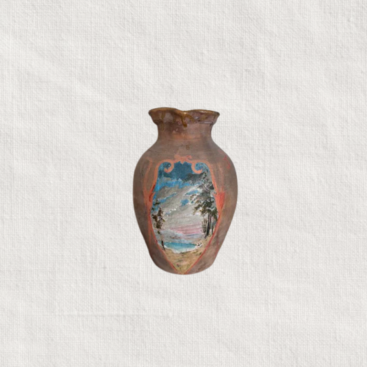 Generations Painted by "Grandma" Rough Glazed Vase
