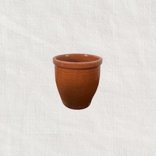 Open Redware Crock