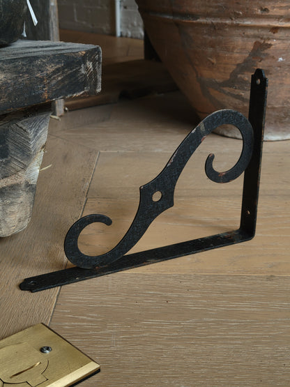 Vintage Wrought Iron Shelf Bracket