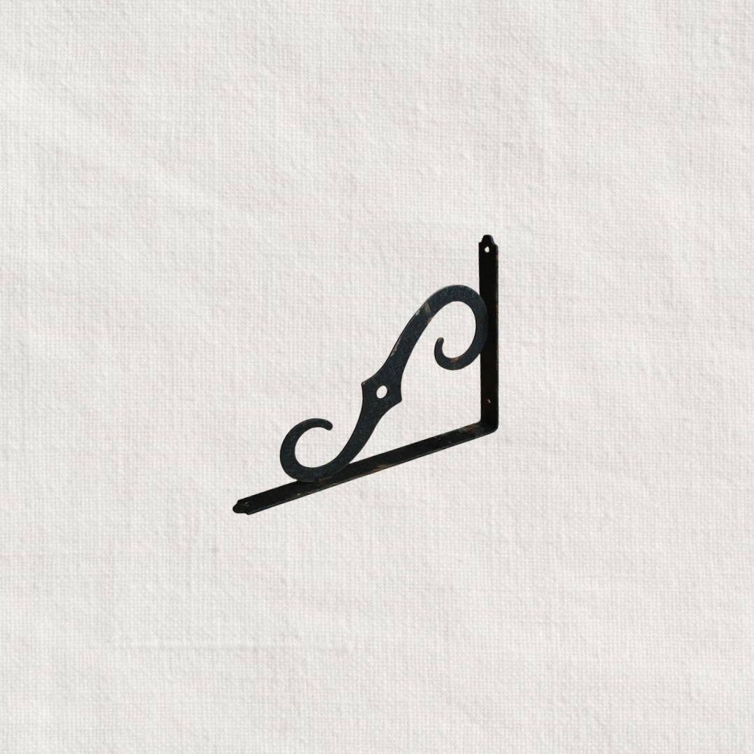 Vintage Wrought Iron Shelf Bracket