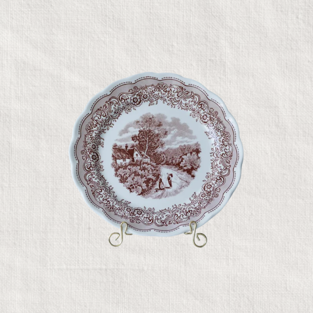 Swiss Landscape Large Dinner Plates - Italy (Set of 4)