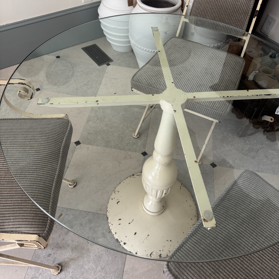 Bistro Table Base & Glass