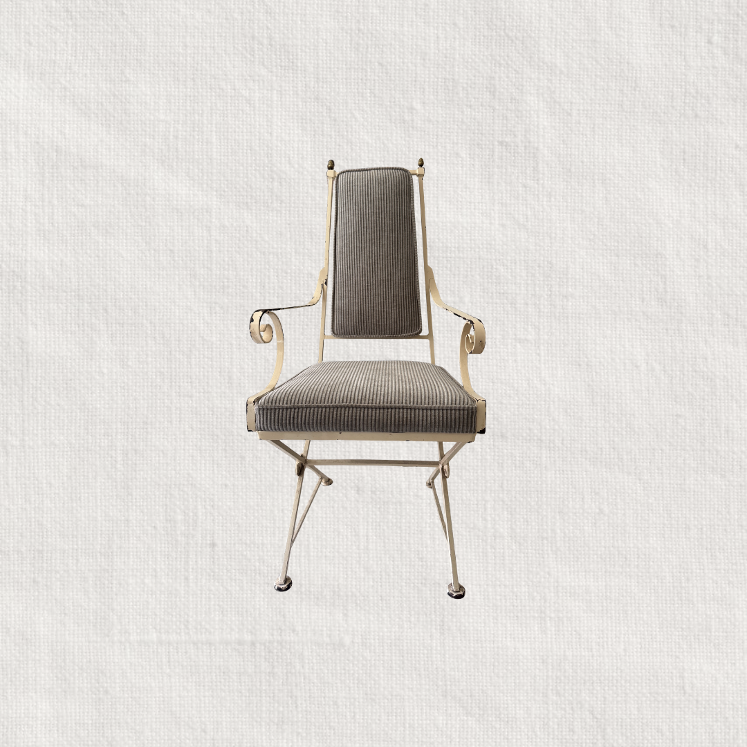 Vintage Iron Arm Chair