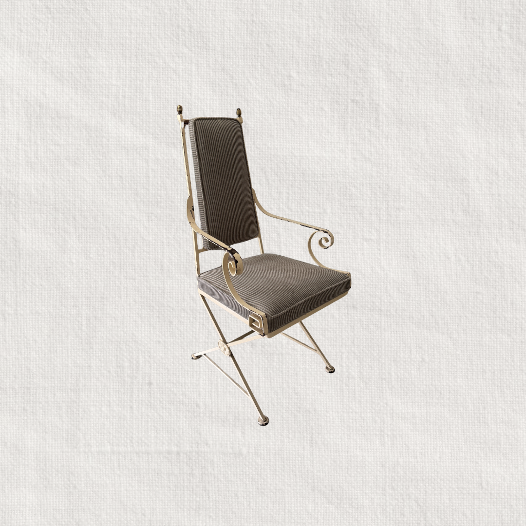 Vintage Iron Arm Chair