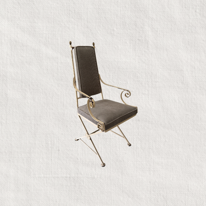 Vintage Iron Arm Chair