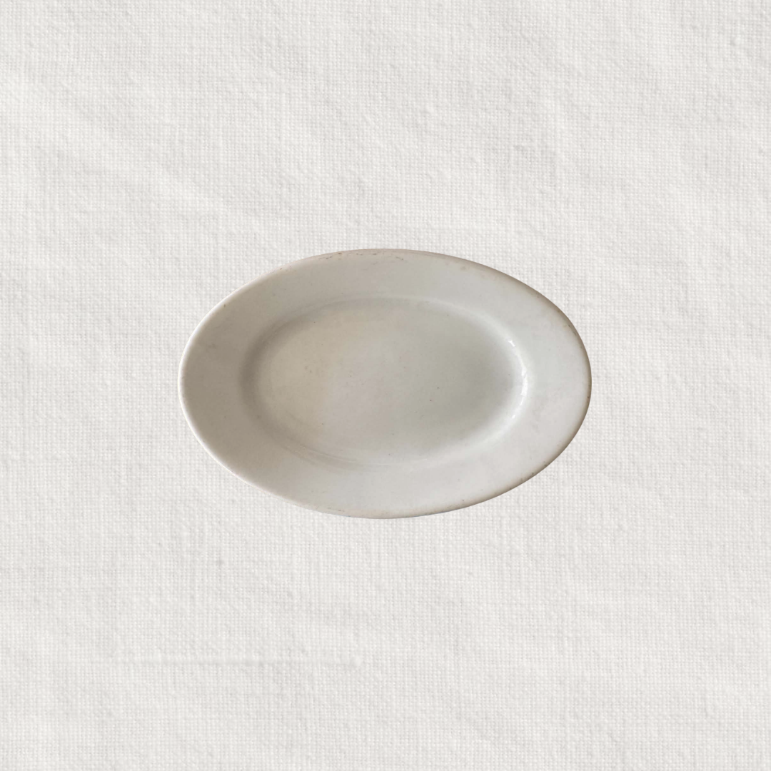 White Oval Platter