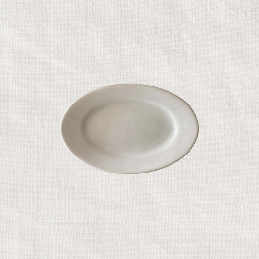 White Oval Platter