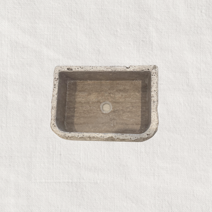 Sylvie Travertine Sink Large