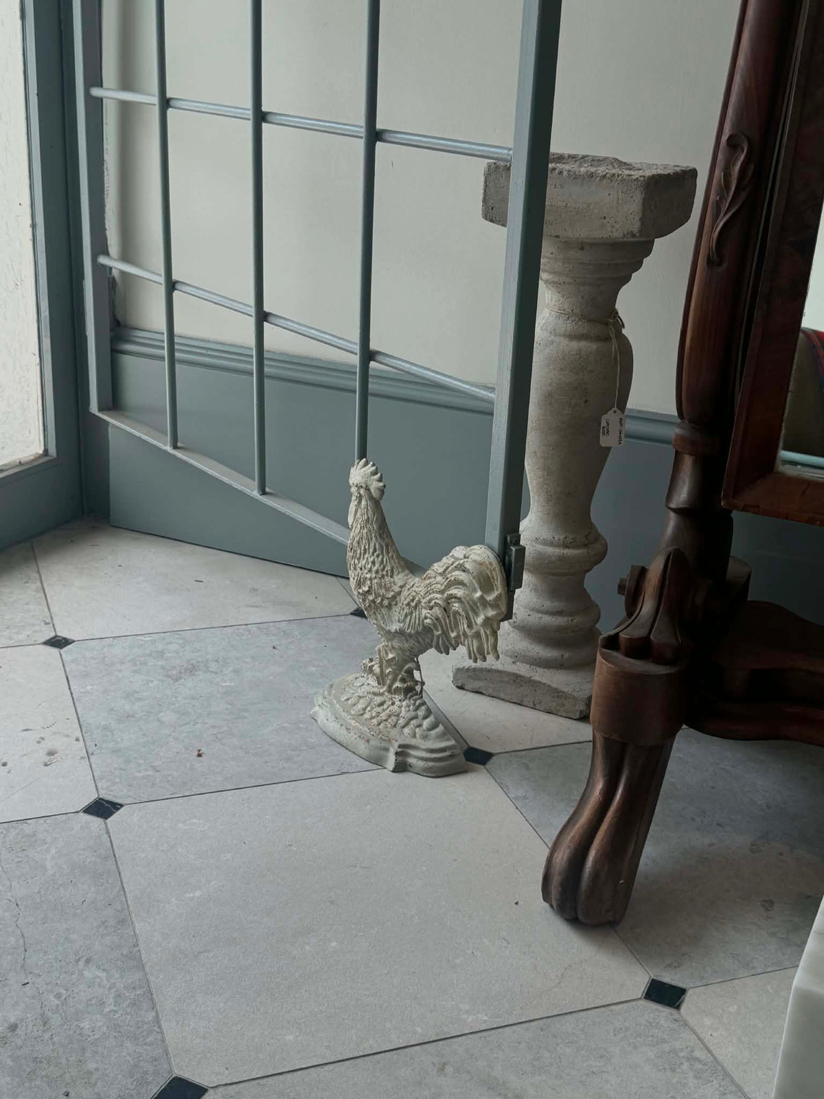Vintage Rooster Door Stop