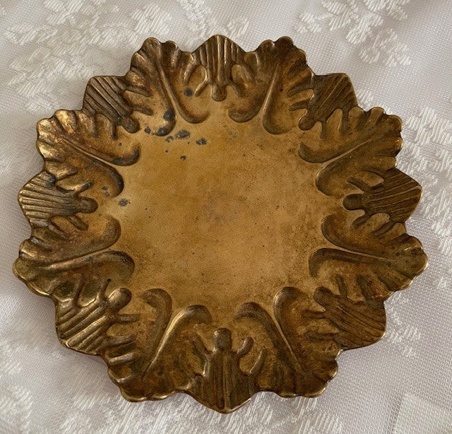 Vintage Brass Jewelry Tray