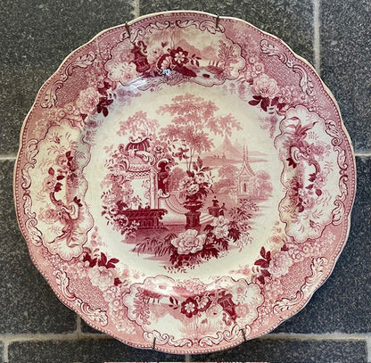 Sicilian Plate - Mulberry Transferware 1880-1910