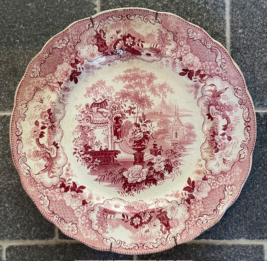 Sicilian Plate - Mulberry Transferware 1880-1910