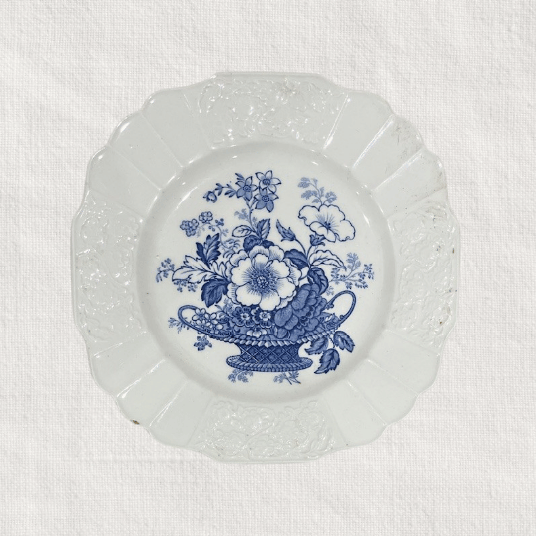 White & Blue Dish - England