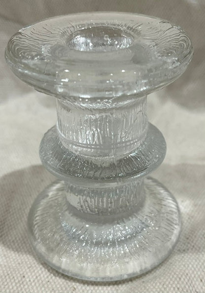 Glass Candle Holders (set of 3)