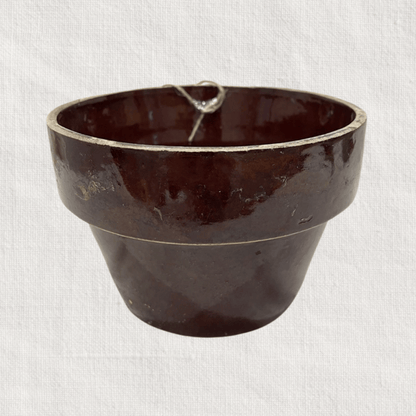 Vintage Glazed Stoneware Pot