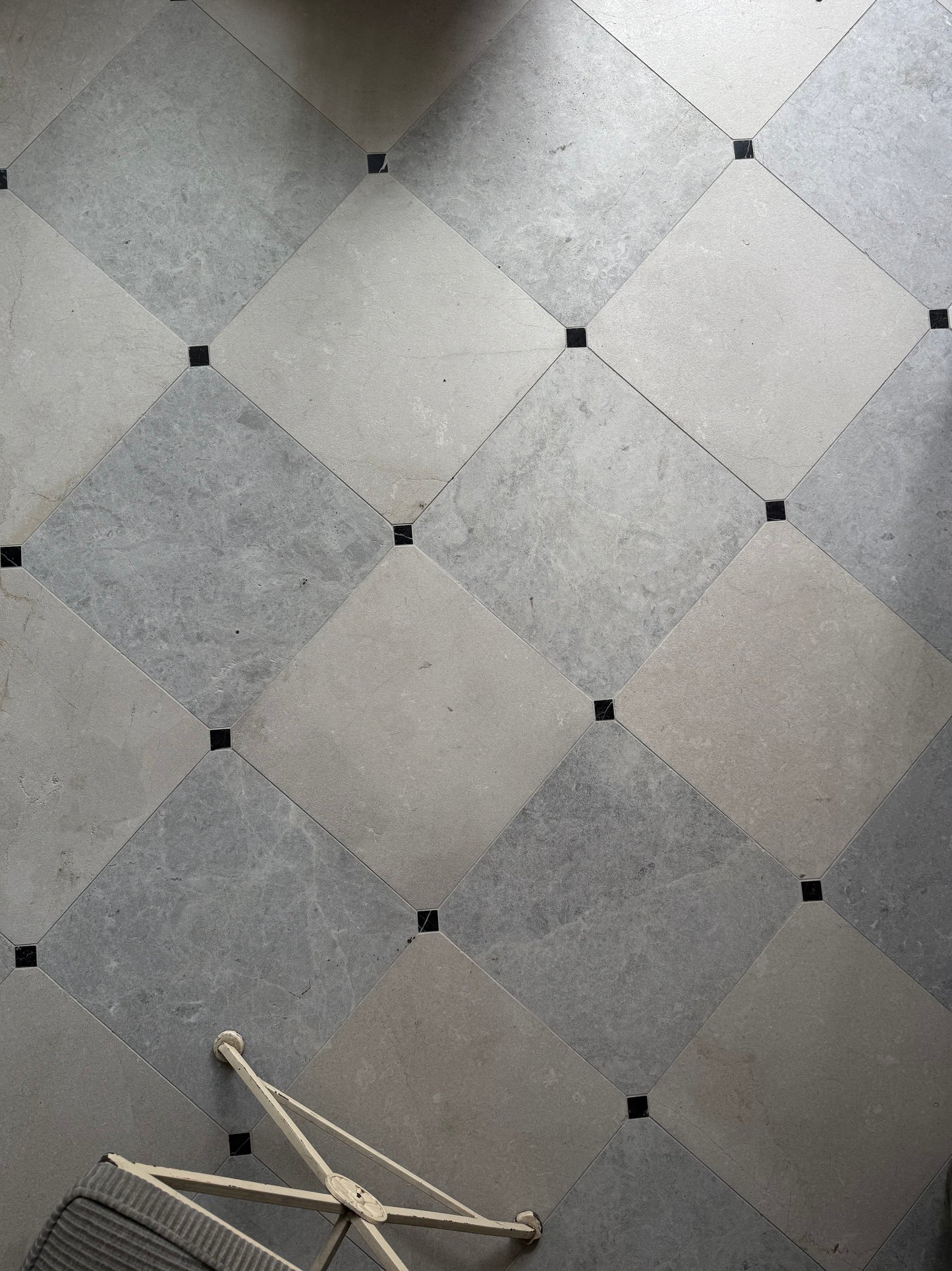Checkered Marble Flooring