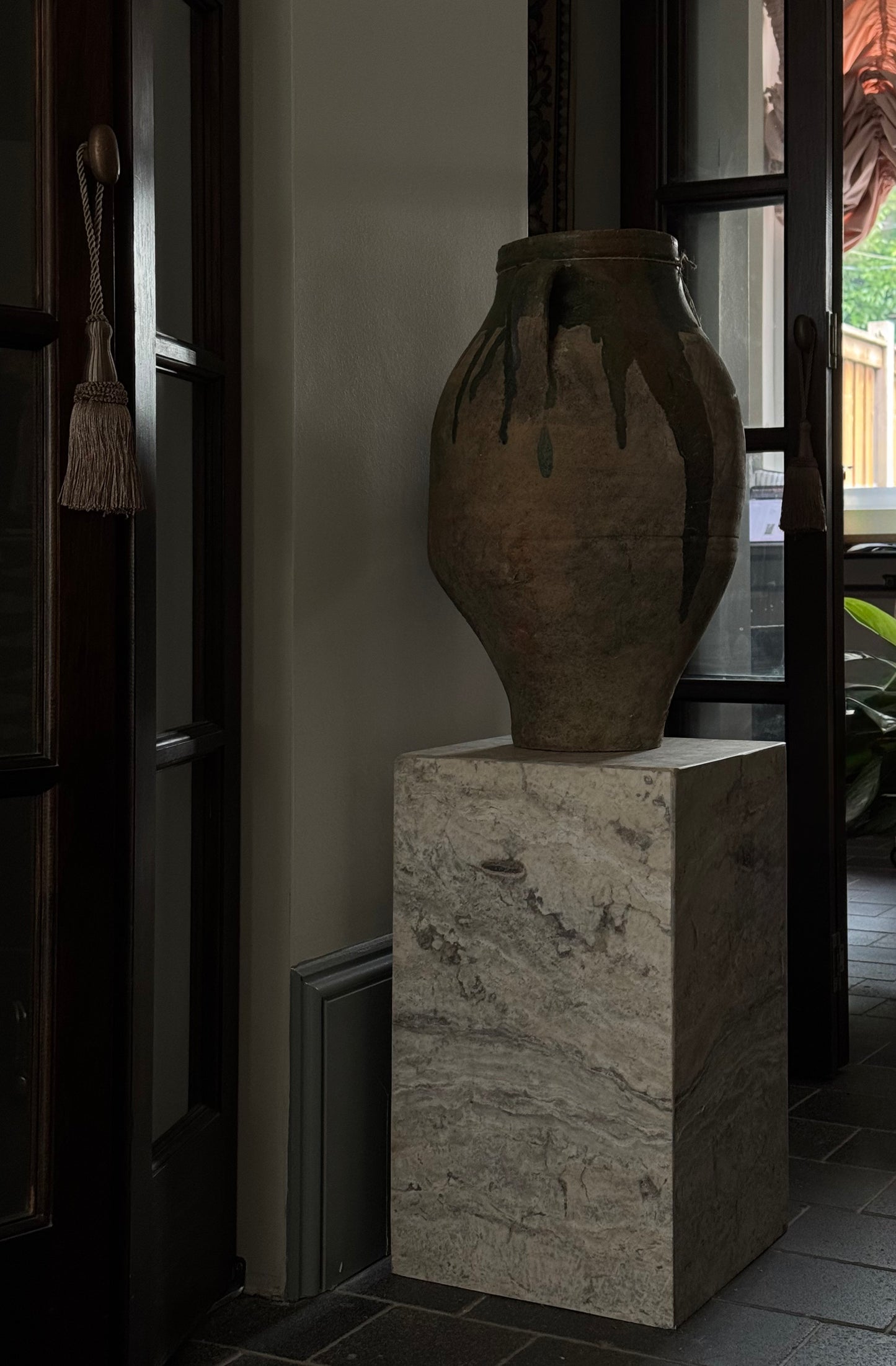 Travertine Pedestal
