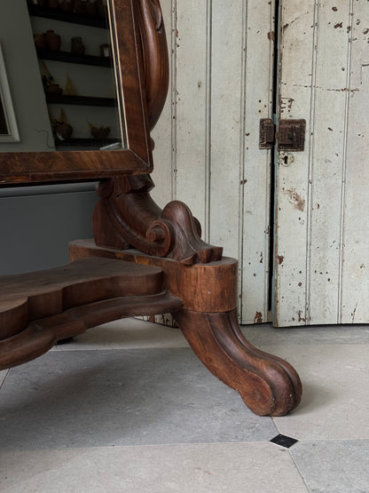 Antique Full-Body Floor Mirror
