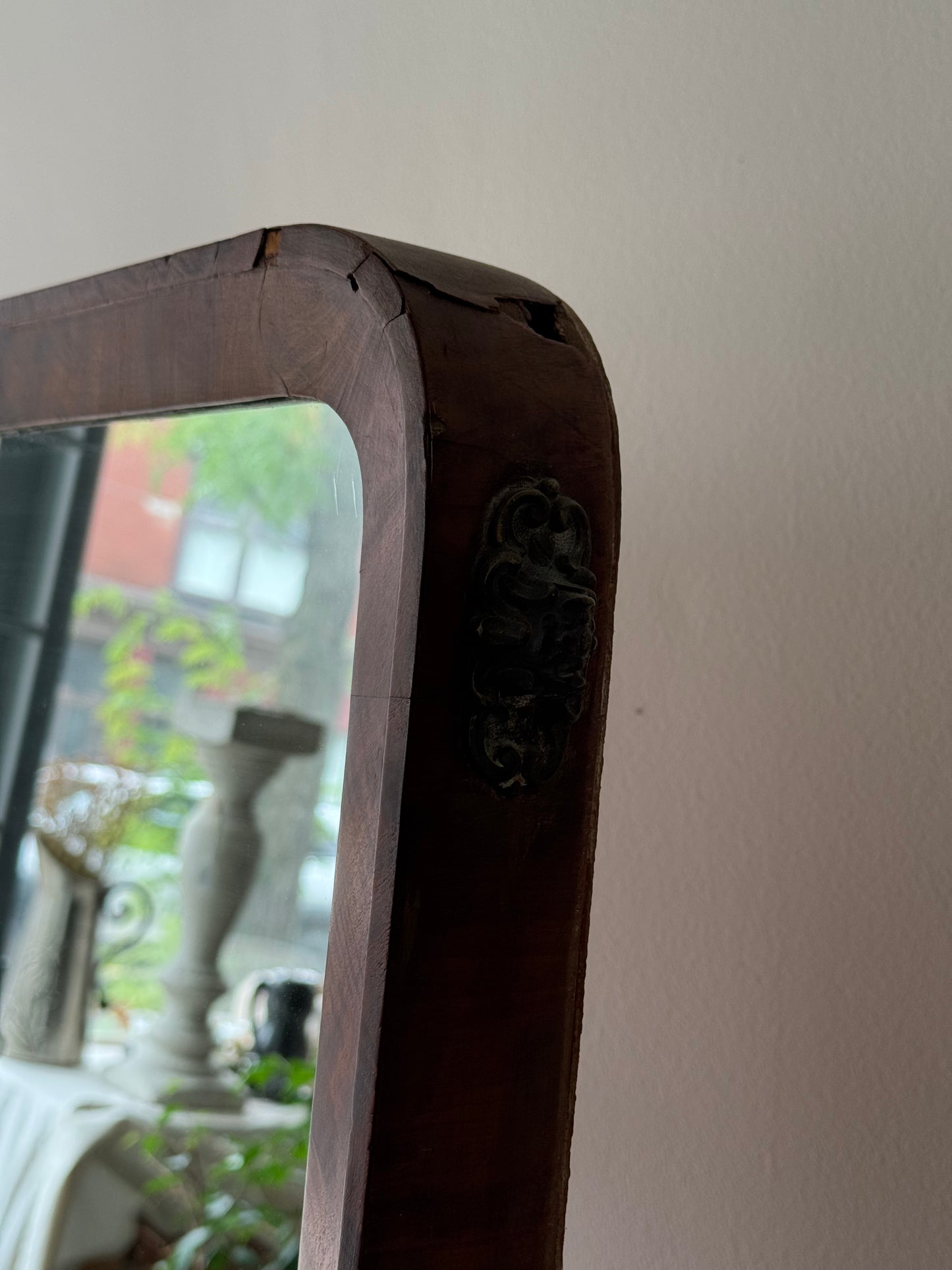 Antique Full-Body Floor Mirror