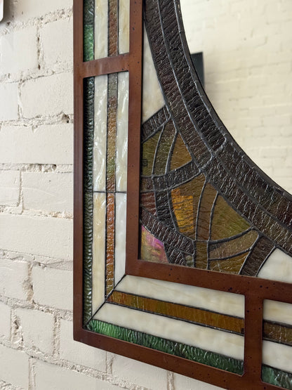 Stained Glass Wall Mirror