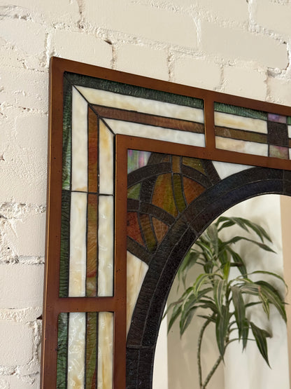 Stained Glass Wall Mirror