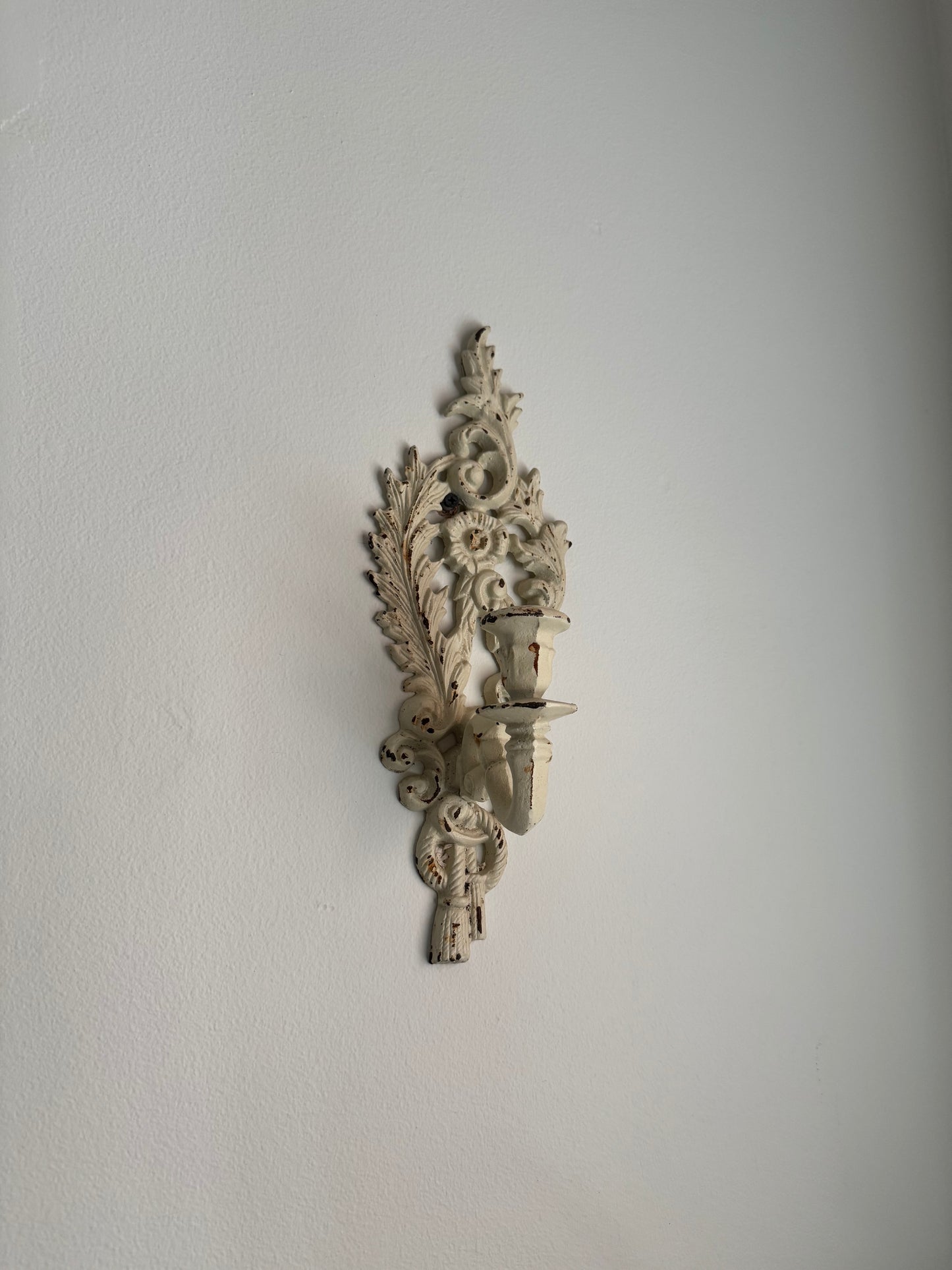 Metal Candle Sconces - Set of 2