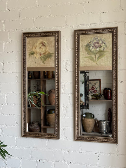Vintage Floral Mirror
