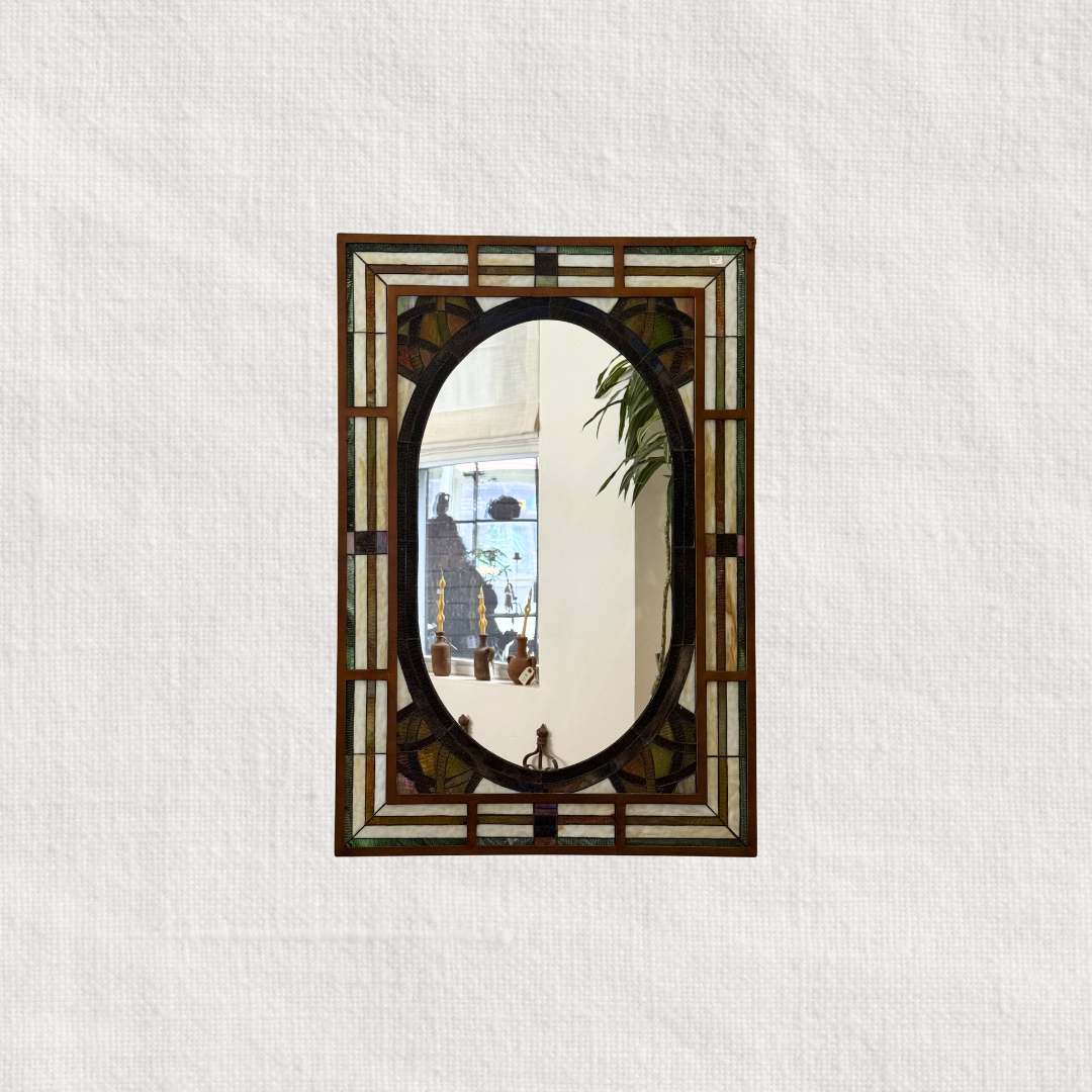 Stained Glass Wall Mirror