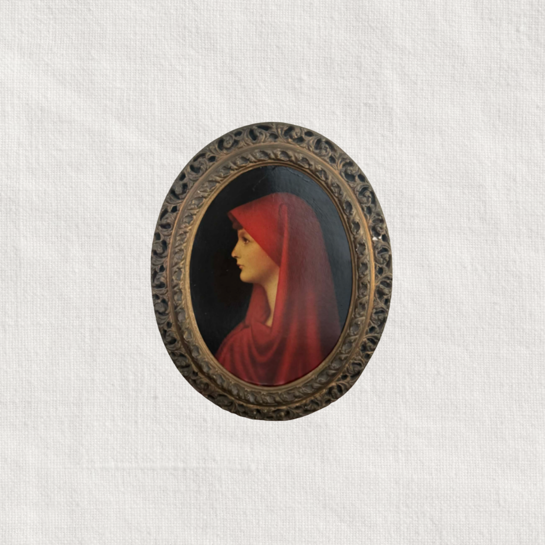 St. Fabiola The Red Nun Framed Art