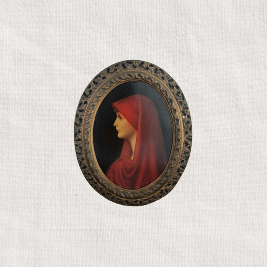 St. Fabiola The Red Nun Framed Art