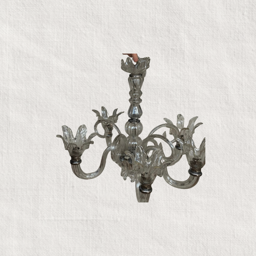 Vintage Murano Glass Chandelier