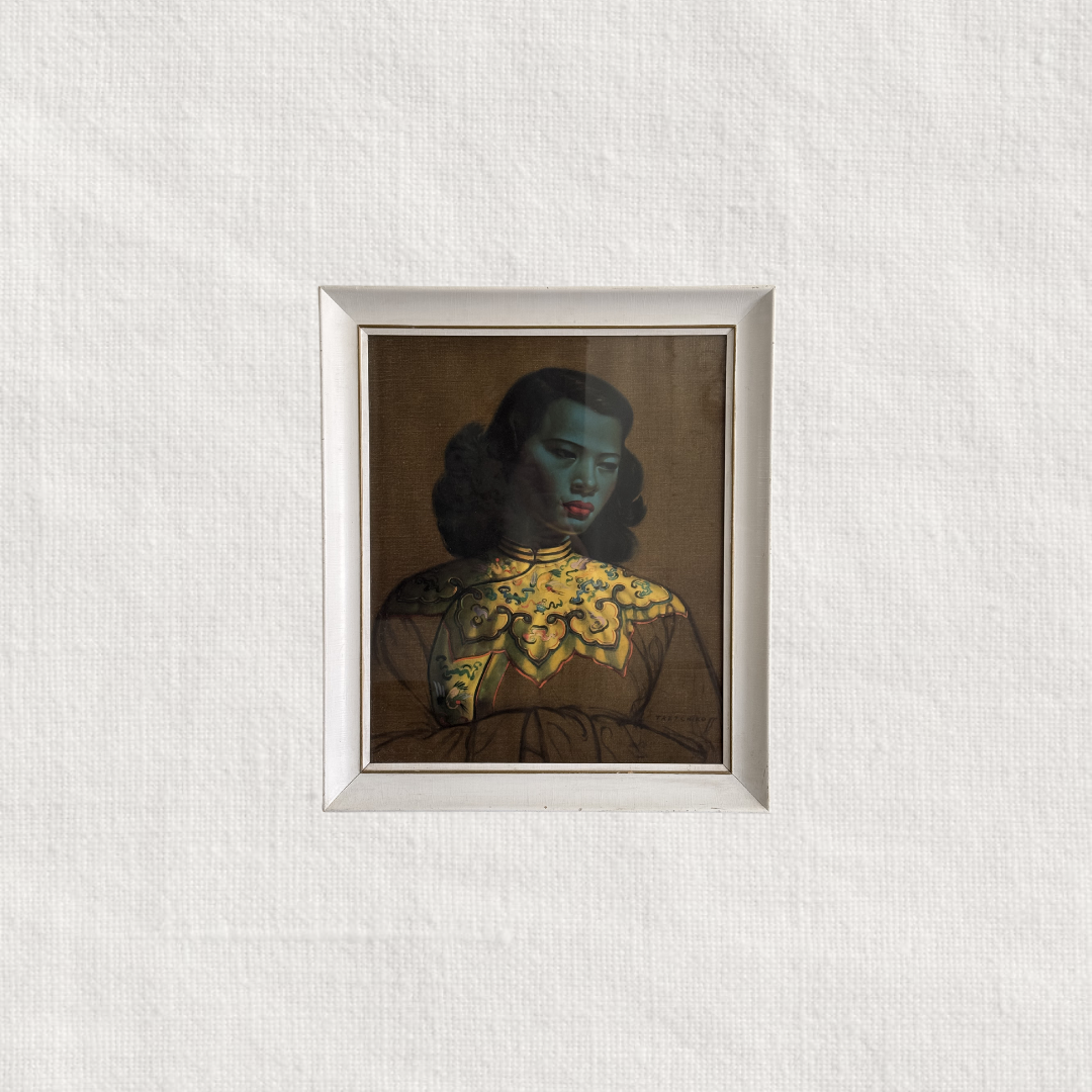 The Green Lady Framed Art