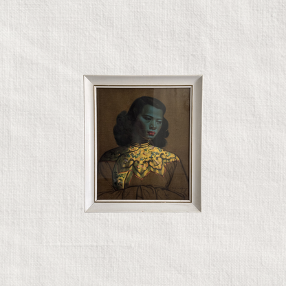 The Green Lady Framed Art