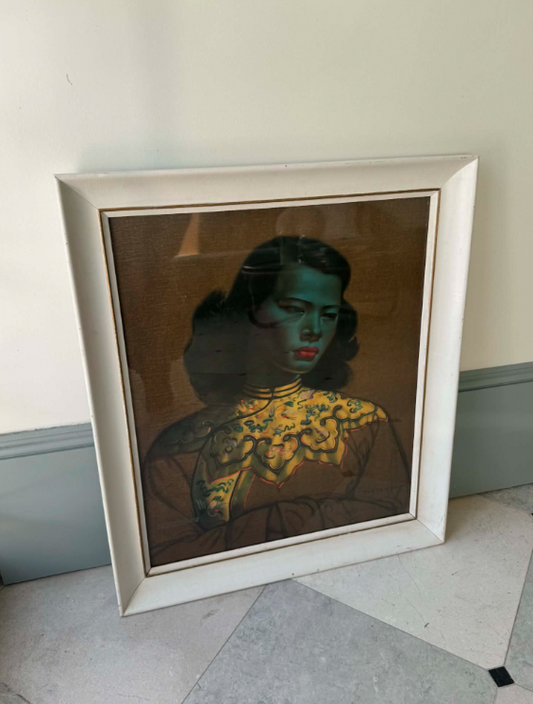 The Green Lady Framed Art