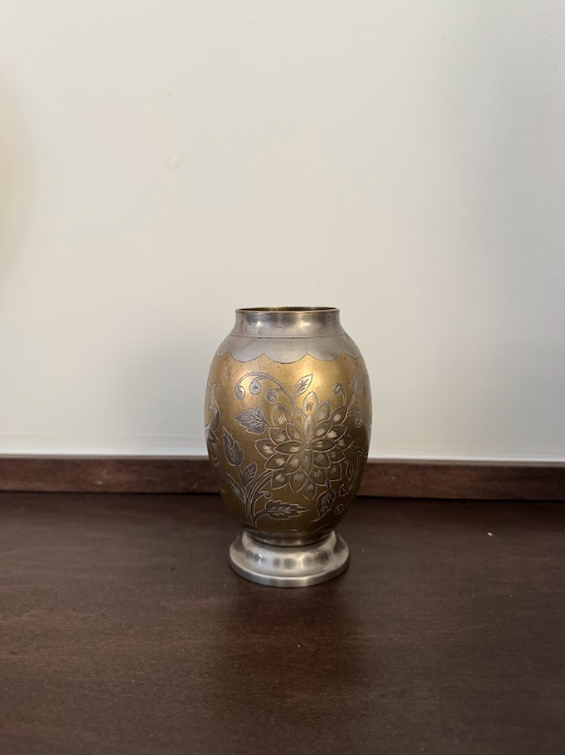 Flora Brass Vase - India