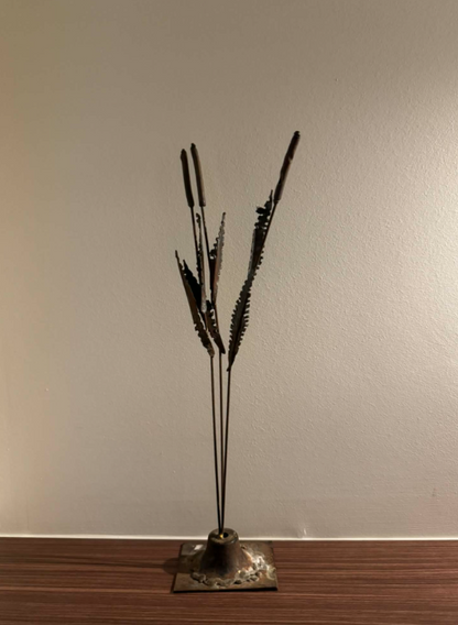 Brutalist Metal Sculpture