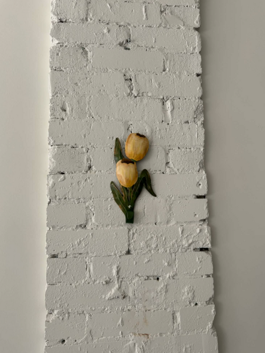 Tulip Wall Hook - Yellow