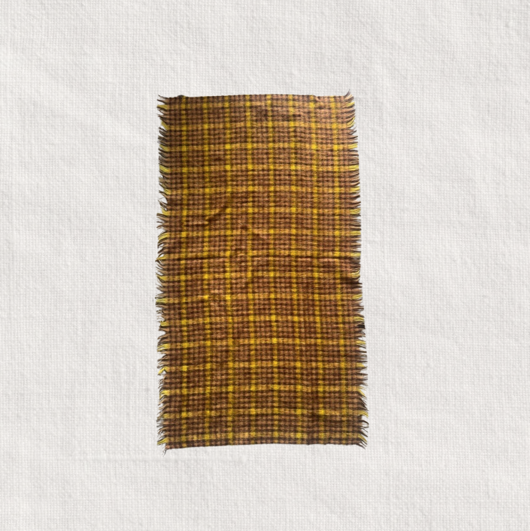 Plaid Blanket - Yellow