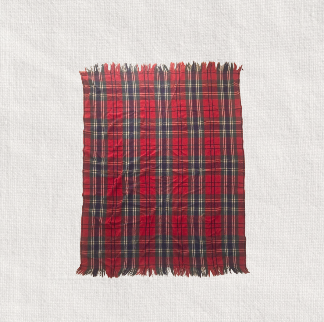 Plaid Blanket - Red