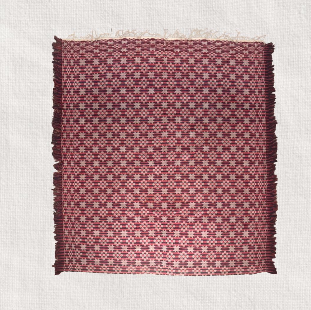 Plaid Blanket - Red with Stars