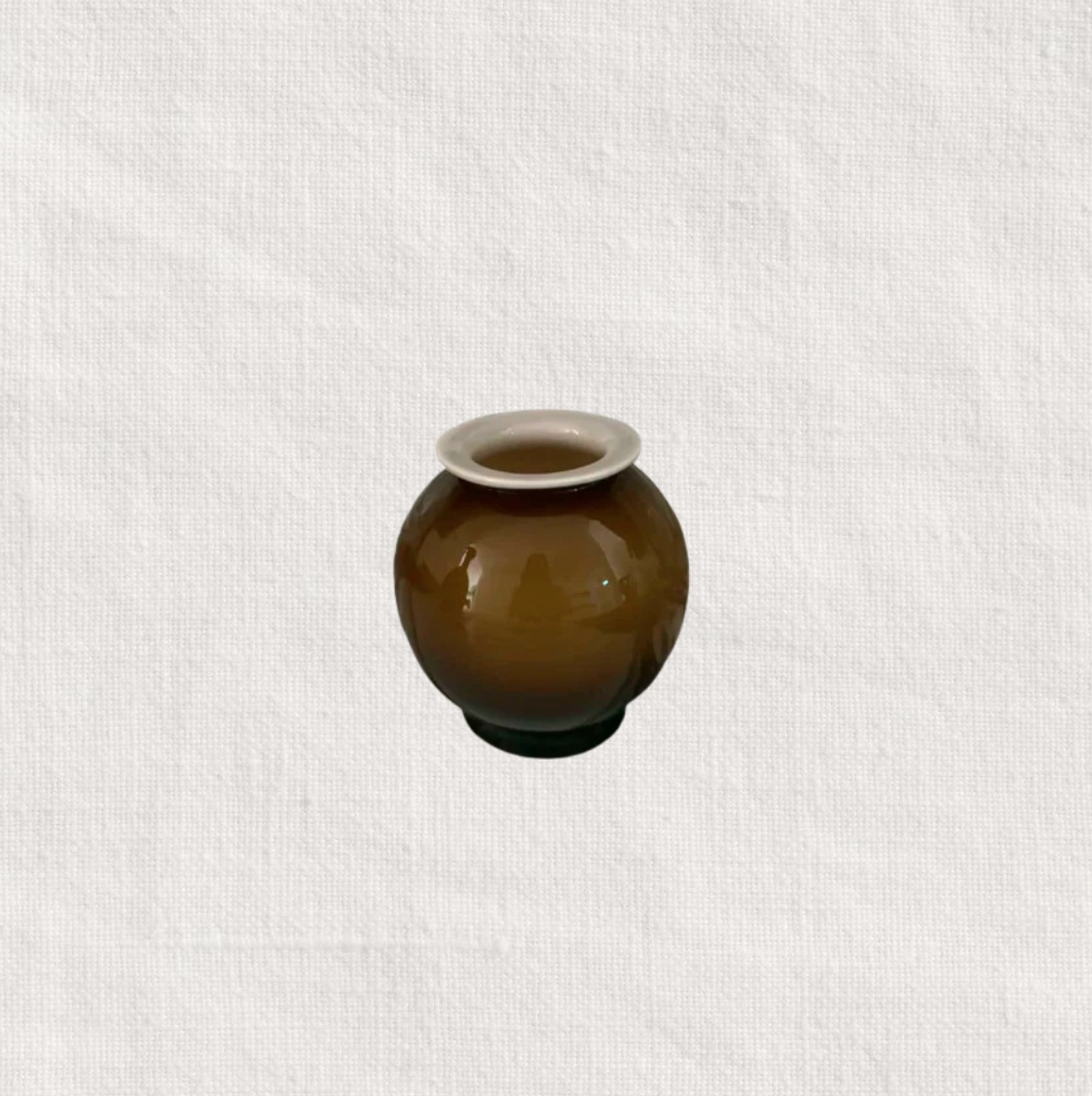 70's Mod Glass Vase