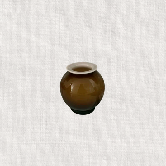 70's Mod Glass Vase