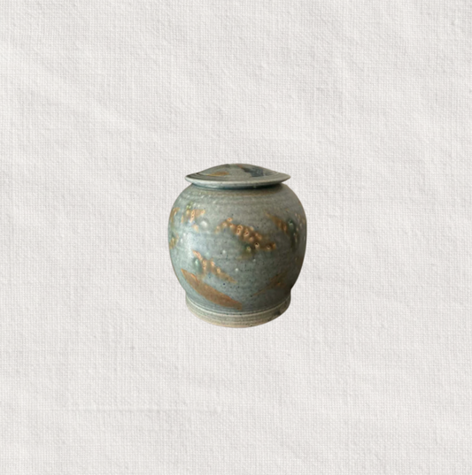 Studio Ceramic Lidded Urn