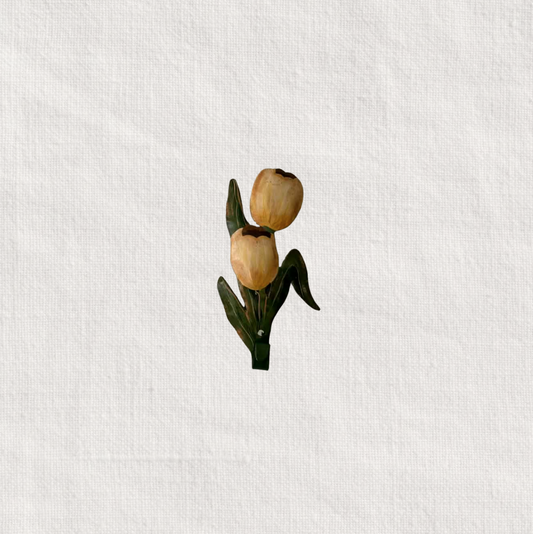 Tulip Wall Hook - Yellow
