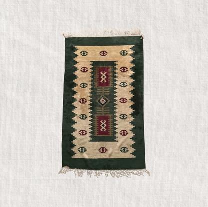 Green & Beige Rug